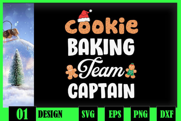 Cookie Baking Team Captain Gingerbread
