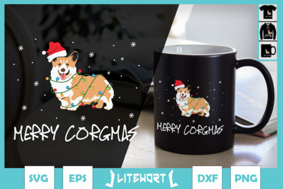 Corgi Dog Merry Corgmas Santa Corgi