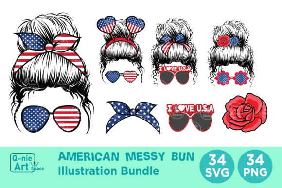 Messy Bun American Style Bundle