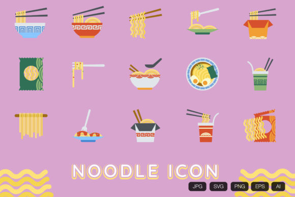Noodle Icon: A Pastel Ramen Design Worth Stitching?